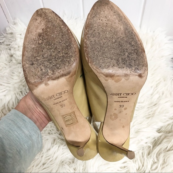 Jimmy Choo Nova Slingback Patent Leather Pumps - Picture 8 of 8